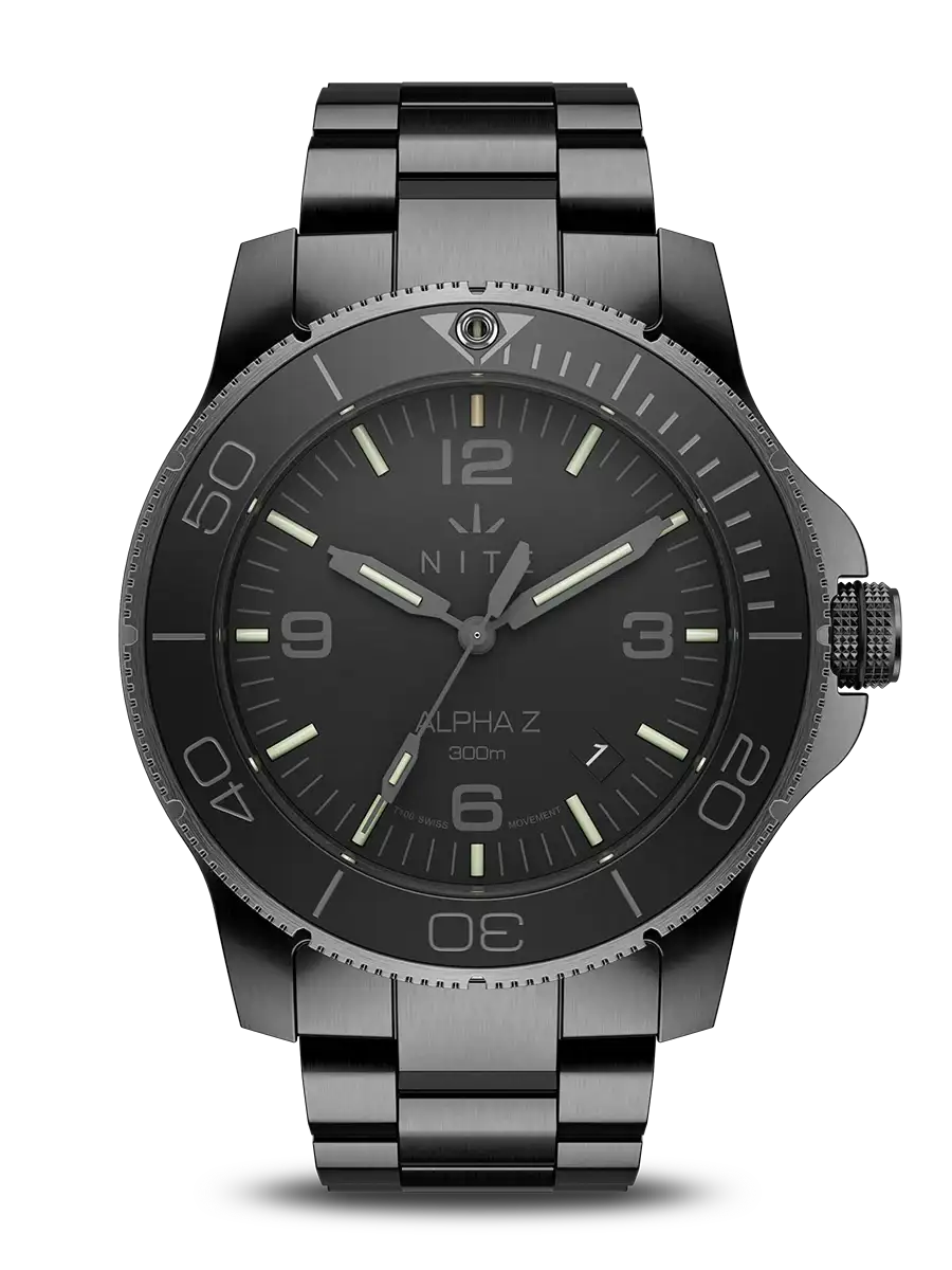 Alpha Cubic Watch Collection ALPHA Z – NITE Watches UK