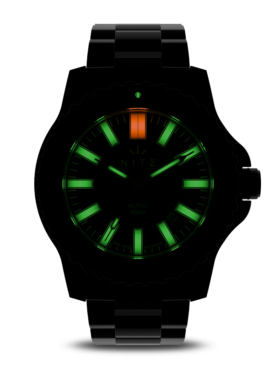 Alpha in Green – front view