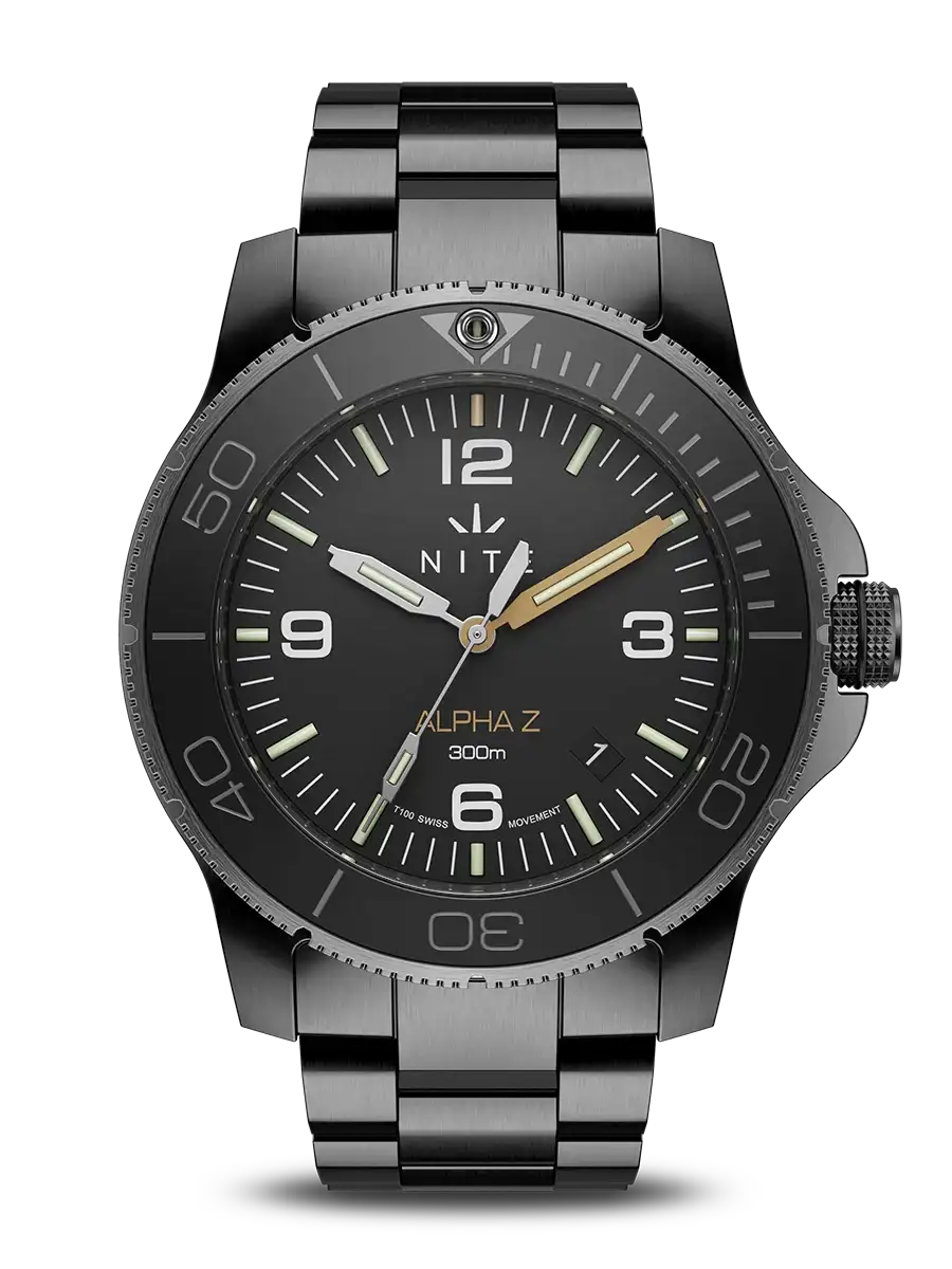 Alpha Z Explorer, Unidirectional Bezel Detail